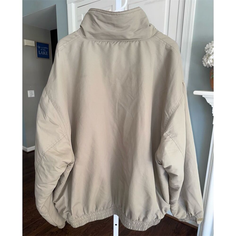 Cabela's Men's 2XL Tan Fleece Lined Jacket Vintage Full Zip - Picture 3 of 9
